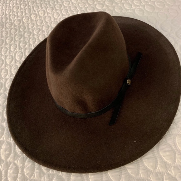 Wool Large Brim Hat - Picture 1 of 5
